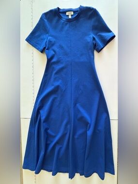 COS | Dresses | Cos Organic Cotton Belted Flare Dress | Poshmark